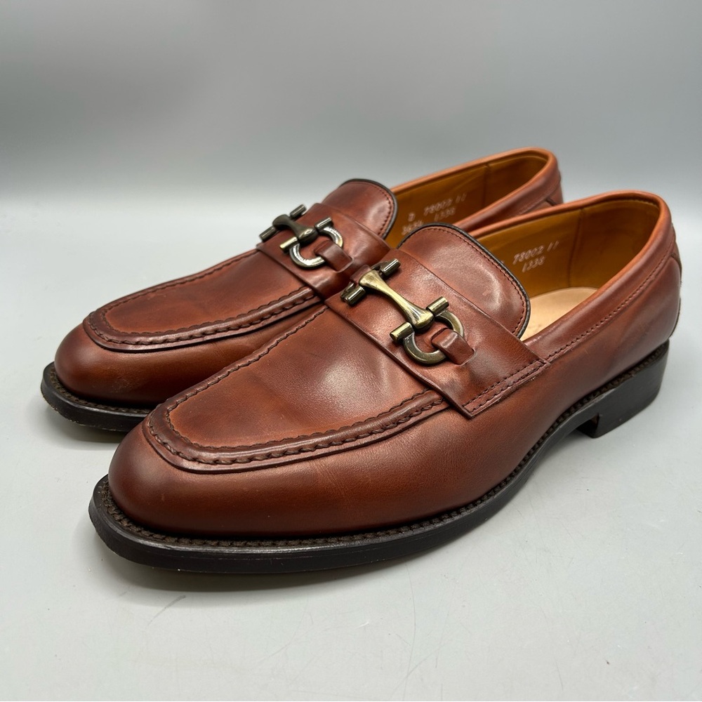 Men's Brown Leather Loafers